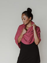 classic campfire poncho heather cardinal red