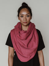 classic campfire poncho heather cardinal red