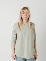 east end sweater in sage green