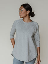 east end sweater in light grey