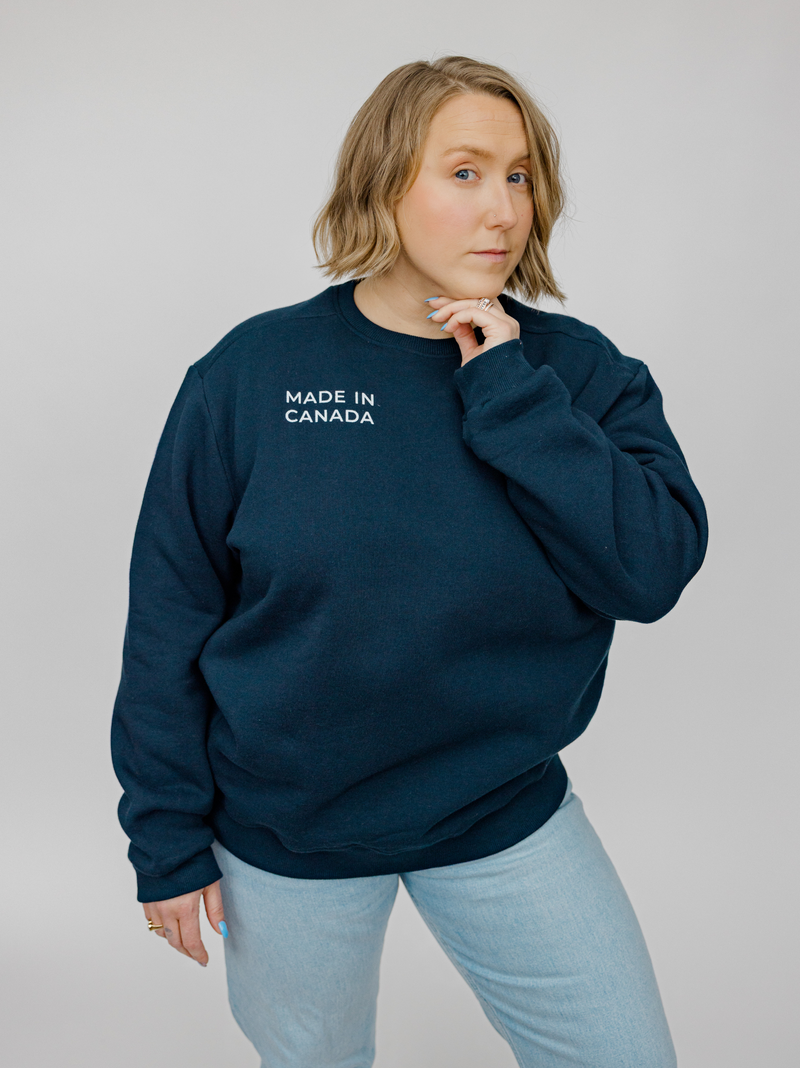 Made In Canada Unisex Crew Sweater