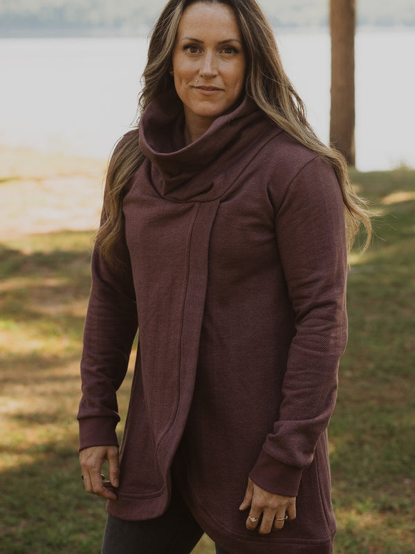 Woodland Cross Front Sweater