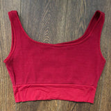 Primrose Crop Tank in Waffle - DAMAGED